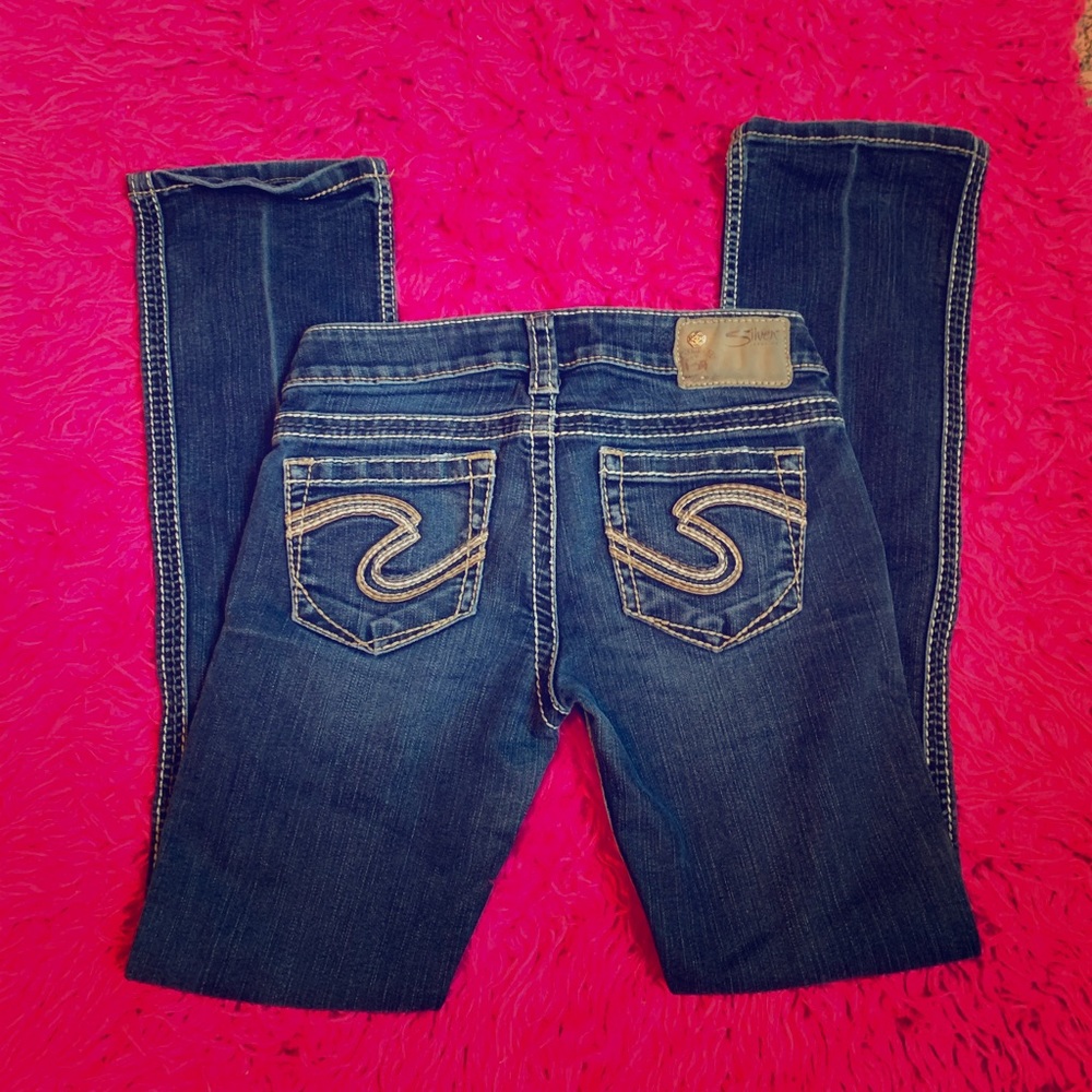 Silver Buckle Jeans